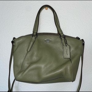 Green Coach purse